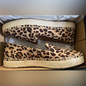 Dr. Scholls Cheetah print espadrilles